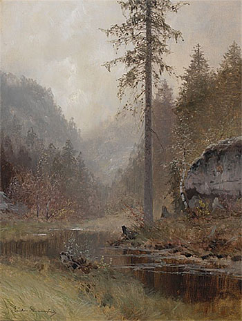 Ludvig Skramstad: Skogsstemning (maleri)